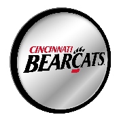 Cincinnati Bearcats: Modern Disc Mirrored Wall Sign, NCCINC-235-02