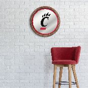 Cincinnati Bearcats: Logo - Mirrored Barrel Top Mirrored Wall Sign, NCCINC-245-01