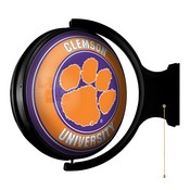 Clemson Tigers: Original Round Rotating Lighted Wall Sign, NCCLEM-115-01