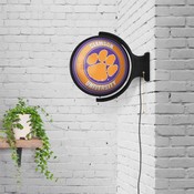 Clemson Tigers: Original Round Rotating Lighted Wall Sign, NCCLEM-115-01