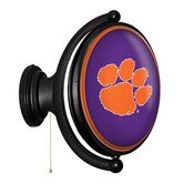 Clemson Tigers: Original Oval Rotating Lighted Wall Sign, FNB-NCCLEM-125-01A