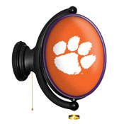 Clemson Tigers: Original Oval Rotating Lighted Wall Sign, FNB-NCCLEM-125-01A
