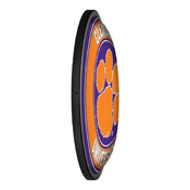 Clemson Tigers: Round Slimline Lighted Wall Sign, NCCLEM-130-01