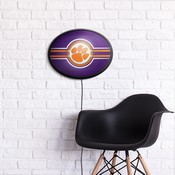 Clemson Tigers: Oval Slimline Lighted Wall Sign, FNB-NCCLEM-140-01A