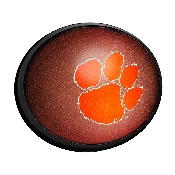 Clemson Tigers: Pigskin - Oval Slimline Lighted Wall Sign, NCCLEM-140-21
