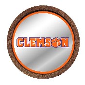 Clemson Tigers: Barrel Top Mirrored Wall Sign, FNB-NCCLEM-245-02A
