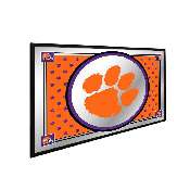 Clemson Tigers: Paw Print, Team Spirit - Framed Mirrored Wall Sign, FNB-NCCLEM-265-02A