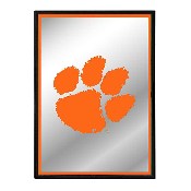 Clemson Tigers: Paw Print - Framed Mirrored Wall Sign, FNB-NCCLEM-275-01A