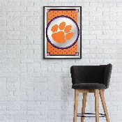 Clemson Tigers: Team Spirit - Framed Mirrored Wall Sign, NCCLEM-275-02