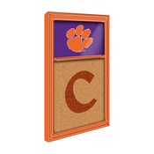 Clemson Tigers: Dual Logo - Cork Note Board, NCCLEM-640-02