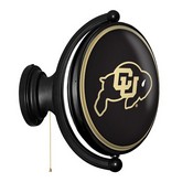 Colorado Buffaloes: Original Oval Rotating Lighted Wall Sign, FNB-NCCOBF-125-01A