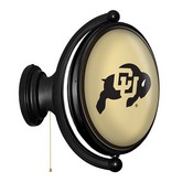 Colorado Buffaloes: Original Oval Rotating Lighted Wall Sign, FNB-NCCOBF-125-01A