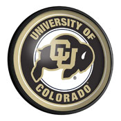 Colorado Buffaloes: Round Slimline Lighted Wall Sign, NCCOBF-130-01