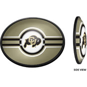 Colorado Buffaloes: Oval Slimline Lighted Wall Sign, FNB-NCCOBF-140-01A