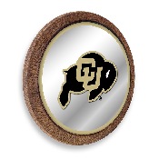Colorado Buffaloes: "Faux" Barrel Top Mirrored Wall Sign, FNB-NCCOBF-245-01A