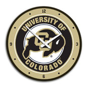 Colorado Buffaloes: Modern Disc Wall Clock, NCCOBF-510-01