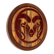 Colorado State Rams: Branded "Faux" Barrel Top Sign, NCCOST-240-02
