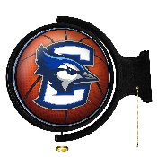 Creighton Bluejays: Basketball - Original Round Rotating Lighted Wall Sign, NCCREI-115-11