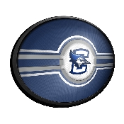 Creighton Bluejays: Oval Slimline Lighted Wall Sign, NCCREI-140-01
