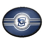 Creighton Bluejays: Oval Slimline Lighted Wall Sign, NCCREI-140-01