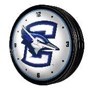 Creighton Bluejays: Retro Lighted Wall Clock, NCCREI-550-01
