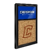 Creighton Bluejays: Dual Logo - Cork Note Board, NCCREI-640-02
