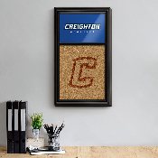 Creighton Bluejays: Dual Logo - Cork Note Board, NCCREI-640-02