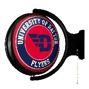 Dayton Flyers: Original Round Rotating Lighted Wall Sign, NCDAYT-115-01