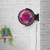 Dayton Flyers: Original Round Rotating Lighted Wall Sign, NCDAYT-115-01
