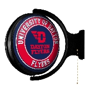 Dayton Flyers: Flyers - Original Round Rotating Lighted Wall Sign, NCDAYT-115-02