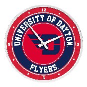 Dayton Flyers: Modern Disc Wall Clock, NCDAYT-510-01