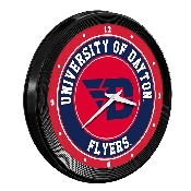 Dayton Flyers: Ribbed Frame Wall Clock, NCDAYT-530-01
