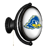 Delaware Blue Hens: Original Oval Rotating Lighted Wall Sign, NCDELA-125-01