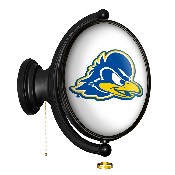 Delaware Blue Hens: Original Oval Rotating Lighted Wall Sign, NCDELA-125-01
