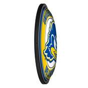 Delaware Blue Hens: Round Slimline Lighted Wall Sign, NCDELA-130-01