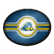 Delaware Blue Hens: Oval Slimline Lighted Wall Sign, FNB-NCDELA-140-01A