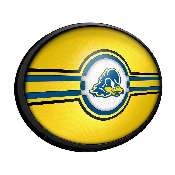 Delaware Blue Hens: Oval Slimline Lighted Wall Sign, FNB-NCDELA-140-01A