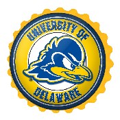 Delaware Blue Hens: Bottle Cap Wall Sign, FNB-NCDELA-210-01A