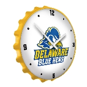 Delaware Blue Hens: Logo - Bottle Cap Wall Clock, FNB-NCDELA-540-02A