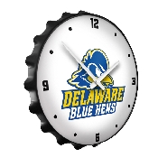 Delaware Blue Hens: Logo - Bottle Cap Wall Clock, FNB-NCDELA-540-02A
