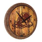 Delaware Blue Hens: Branded "Faux" Barrel Top Wall Clock, NCDELA-560-02