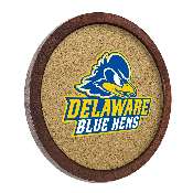 Delaware Blue Hens: Logo - "Faux" Barrel Top Cork Note Board, FNB-NCDELA-632-02A