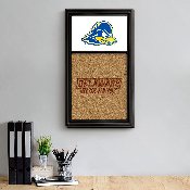 Delaware Blue Hens: Dual Logo - Cork Note Board, NCDELA-640-02