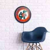 UF Florida Gators Slimline Illuminated Team Spirit Wall Sign-Round, FNB-NCFLGT-130