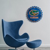 UF Florida Gators Team Spirit Bottle Cap Wall Clock-Primary Logo, NCFLGT-540-01