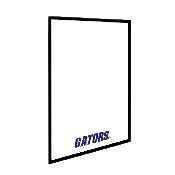 Florida Gators: Framed Dry Erase Wall Sign, FNB-NCFLGT-613-01A