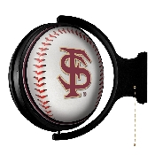 Florida State Seminoles: Baseball - Round Rotating Lighted Wall Sign, NCFSSM-115-31