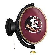 Florida State Seminoles: Original Oval Rotating Lighted Wall Sign, NCFSSM-125-01