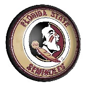 Florida State Seminoles: Round Slimline Lighted Wall Sign, NCFSSM-130-01