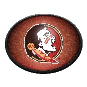 Florida State Seminoles: Pigskin - Oval Slimline Lighted Wall Sign, NCFSSM-140-21